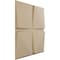 Ekena Millwork 19 5/8in. W x 19 5/8in. H Edinburgh EnduraWall Decorative 3D Wall Panel Covers 2.67 Sq. Ft. WP20X20EDGBE - alternate 2